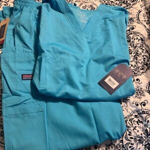 Cherokee Teal Workwear Scrub Set